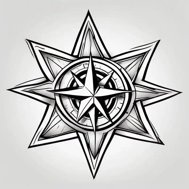 cartoon style Idées de tatouages Arial Bold en 2025 about Bold Nautical Star arial-bold and Bold Nautical Star arial-bold