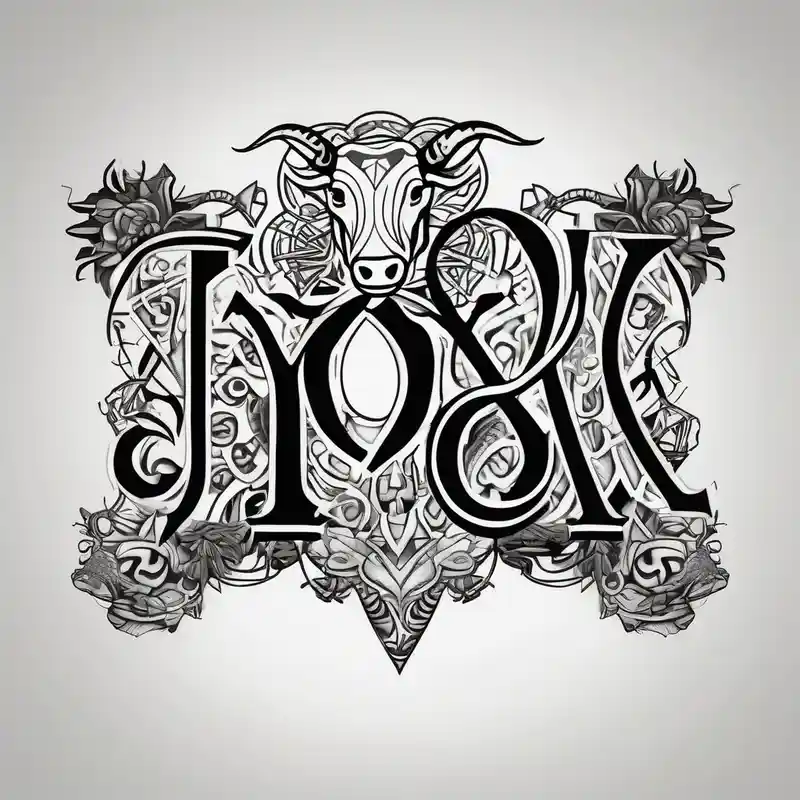 black and white style Idées de tatouages Arial Bold en 2025 about the word ox in bold letters with jamaican designs behind it arial-bold and the word ox in bold letters with jamaican designs behind it arial-bold