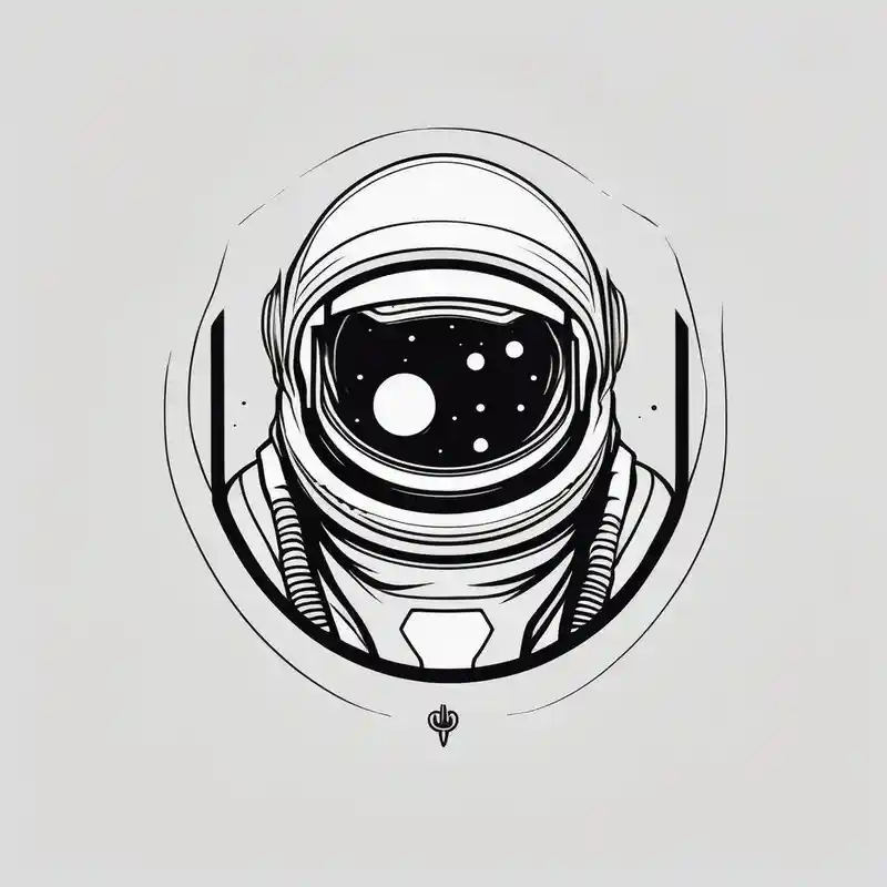 minimalist style Ideas de tatuajes de astronautas en 2025 about astronaut and astronaut