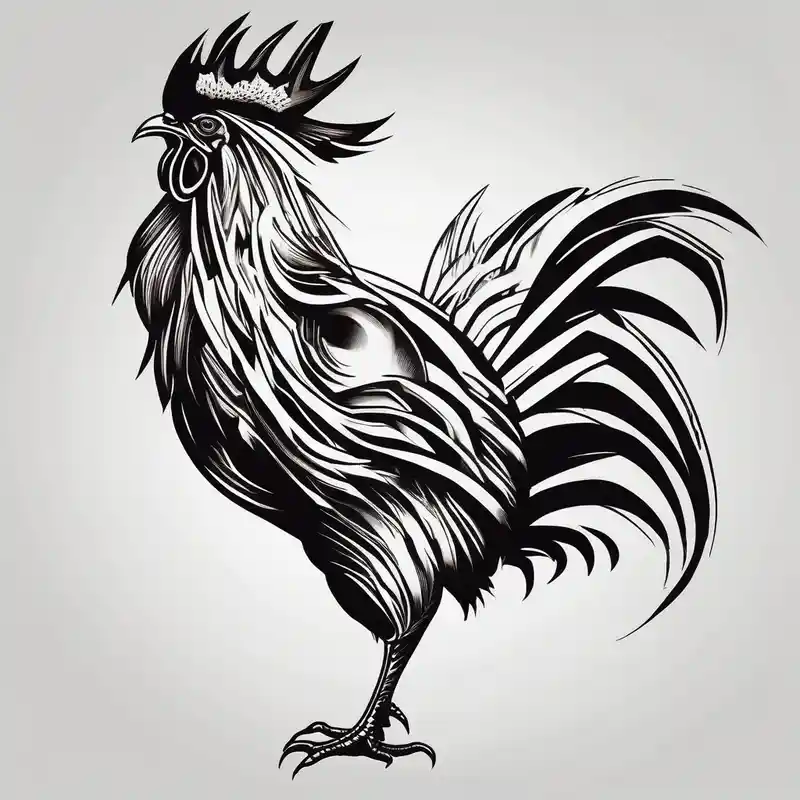 black and white style Attack on Titan Tattoo Ideas in 2025 about attacking rooster attack-on-titan and attacking rooster attack-on-titan