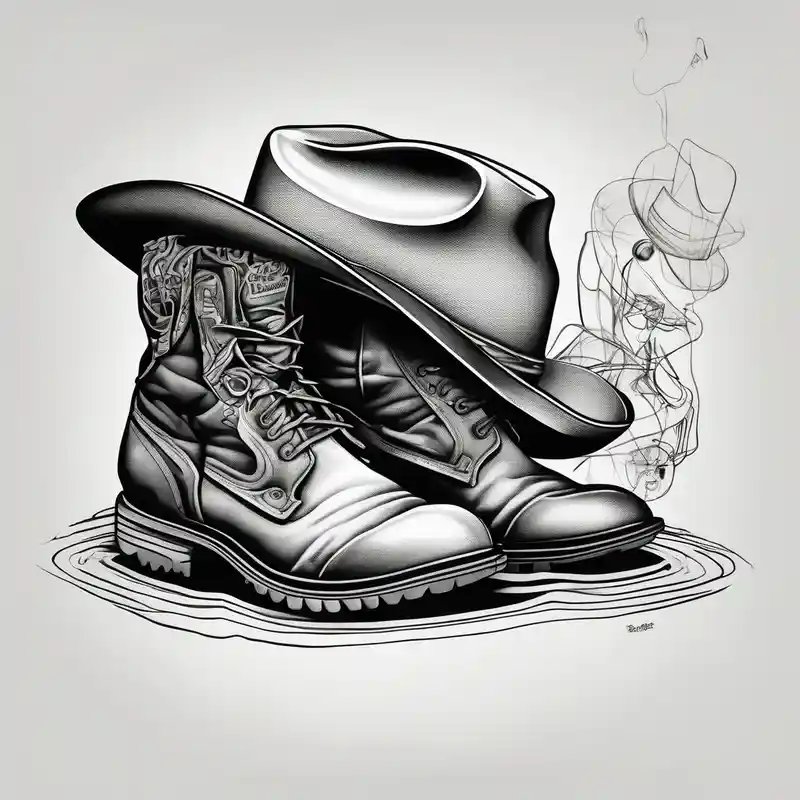 surreal style Beach Tattoo Ideas in 2025 about Keep it simple. A pair of timberland boots next to two flip flops and a cowboyhat on the Beach. and Keep it simple. A pair of timberland boots next to two flip flops and a cowboyhat on the Beach.