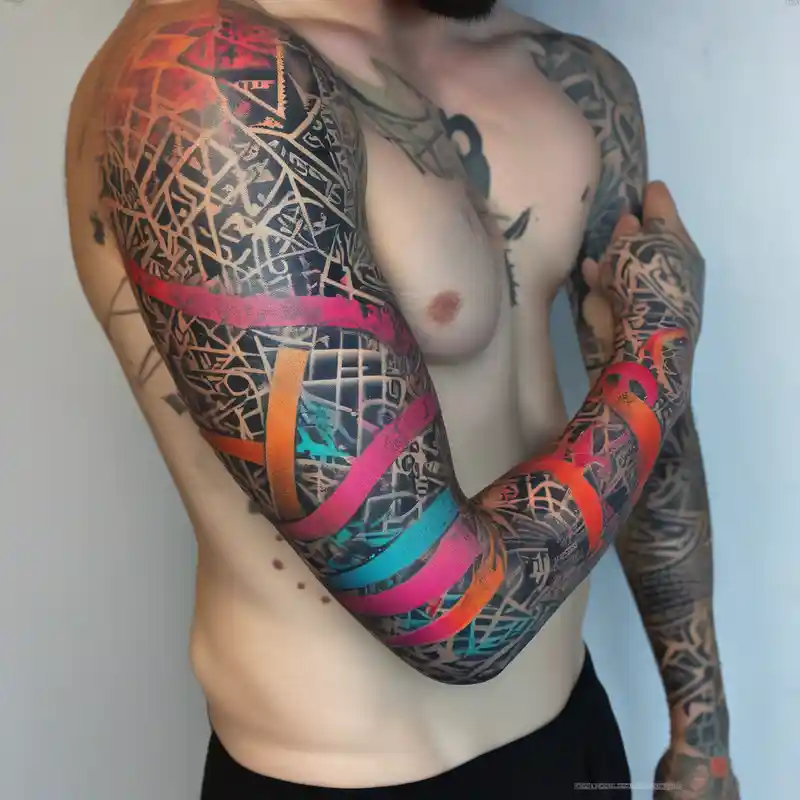 dotwork style Ideas de tatuajes en la pierna de Dak Prescott en 2025 about Dawson and Dakota names in a graffiti into a full tattoo sleeve beautiful-sleeve and Dawson and Dakota names in a graffiti into a full tattoo sleeve beautiful-sleeve