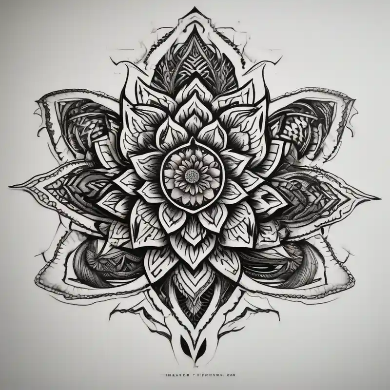 blackwork style 2025年の美しいスリーブタトゥーアイデア about beautiful dmt flower trippy beautiful-sleeve and beautiful dmt flower trippy beautiful-sleeve