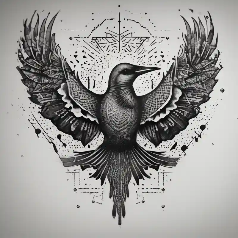 dotwork style 2025年のベストタトゥーインクとタトゥーアイデア about Words become liquid ink that becomes birds best-ink and Words become liquid ink that becomes birds best-ink