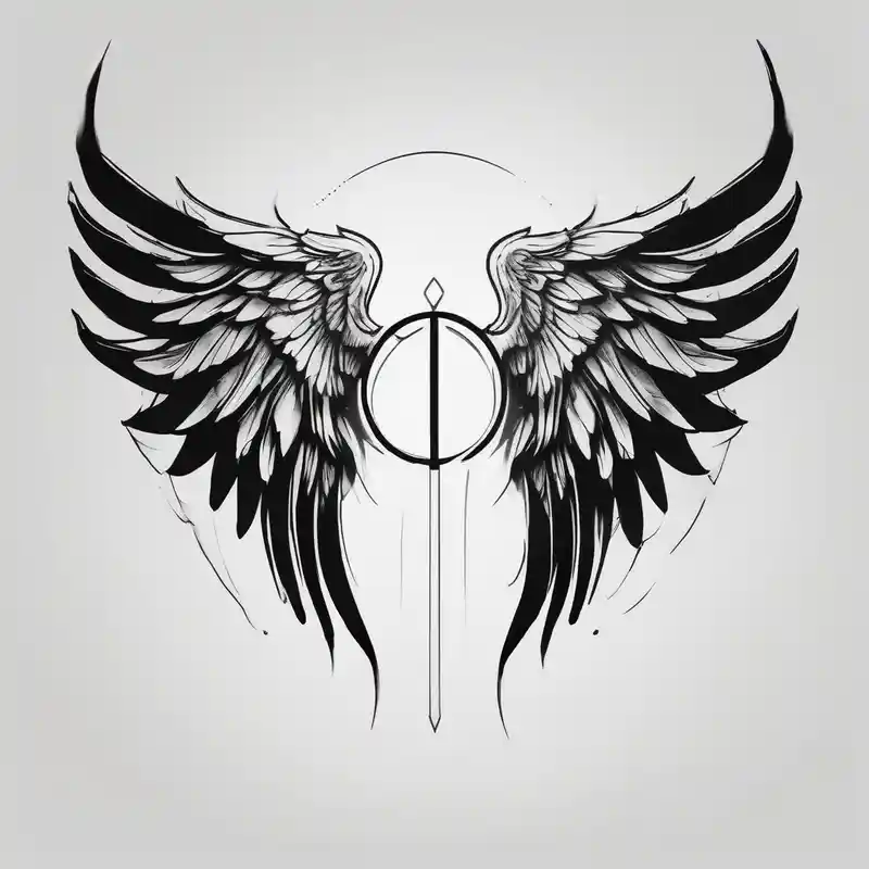 minimalist style Tatuajes de manga para mujeres: Ideas de tatuajes en 2025 about Arm sleeve for men with angels wings bicep-for-men and Arm sleeve for men with angels wings bicep-for-men