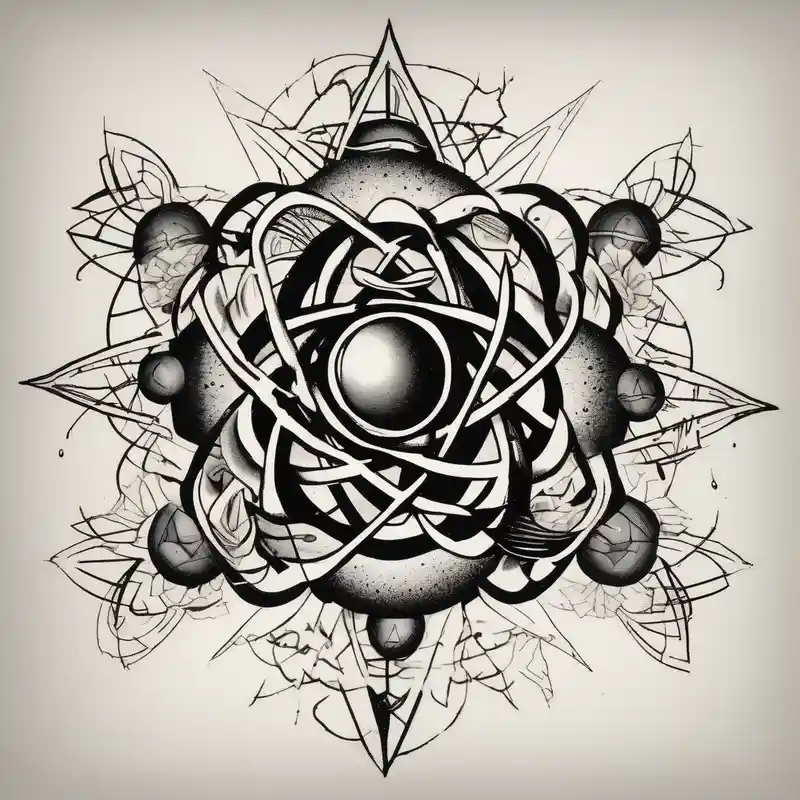 blackwork style Blast Over Tattoo Ideas in 2025 about Atomic blast end of world blast-over and Atomic blast end of world blast-over