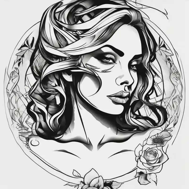 sketch style Boob Tattoo Ideas in 2025 about Big boobs woman and Big boobs woman