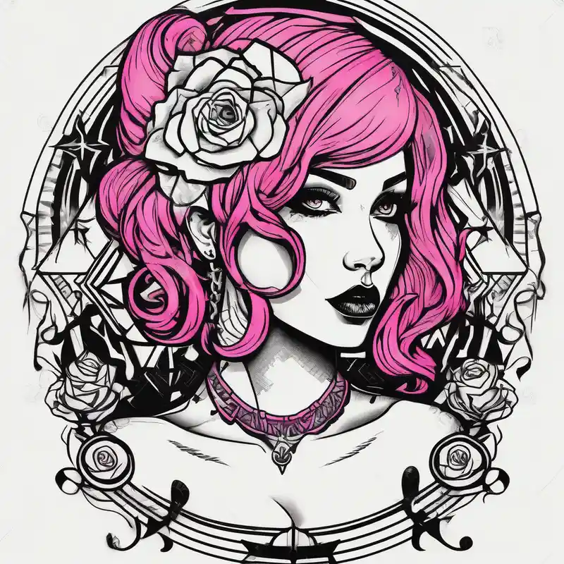 old school style Boob Tattoo Ideas in 2025 about hot puppy goth girl with big boobs and pink hair and hot puppy goth girl with big boobs and pink hair