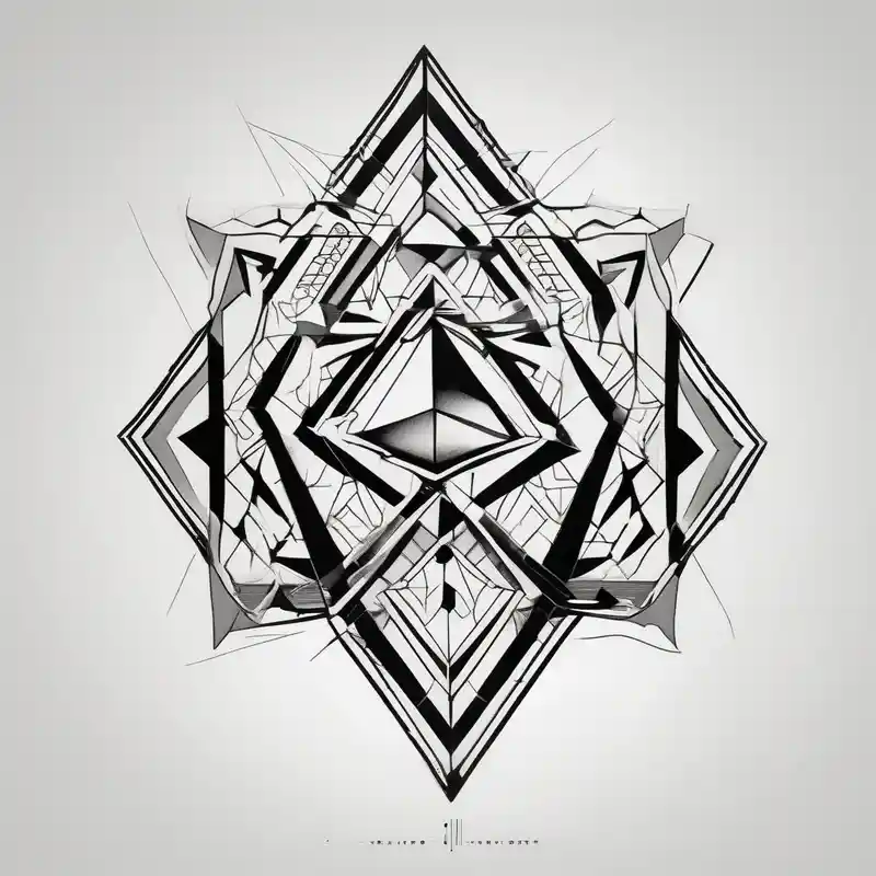 geometric style Idées et Designs de Tatouages de Crâne en 2025 &Générer gratuitement about Owned by bull/master bull-skull and Owned by bull/master bull-skull