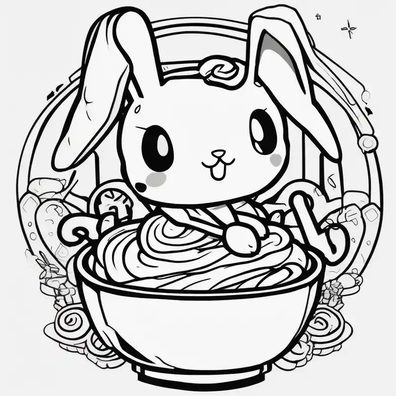 sketch style Bunny Tattoo Ideas in 2025 about super cute anime cinnamon roll bunny sanrio boba and super cute anime cinnamon roll bunny sanrio boba