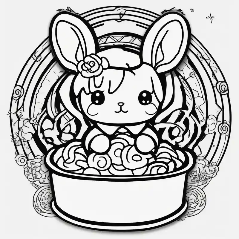 old school style Bunny Tattoo Ideas in 2025 about super cute anime cinnamon roll bunny sanrio boba and super cute anime cinnamon roll bunny sanrio boba