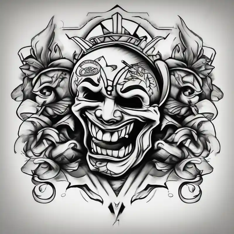 old school style Idées de tatouages "No Regrets" en 2025 about Laugh now cry later chicano and Laugh now cry later chicano