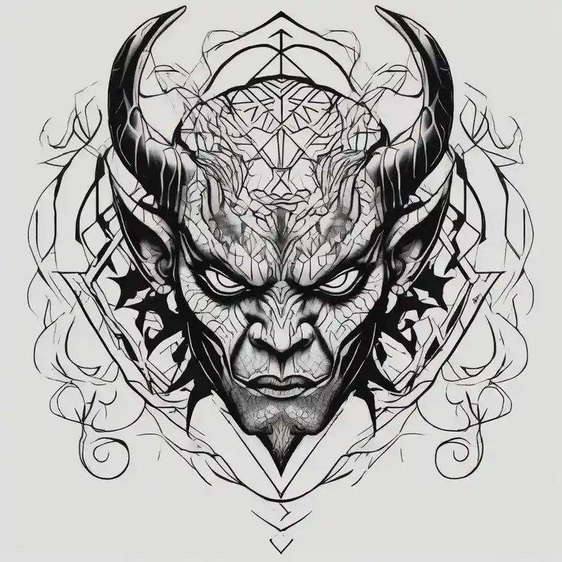 blackwork style No Regerts Tattoo Ideas in 2025 about devil tattoo chicano and devil tattoo chicano