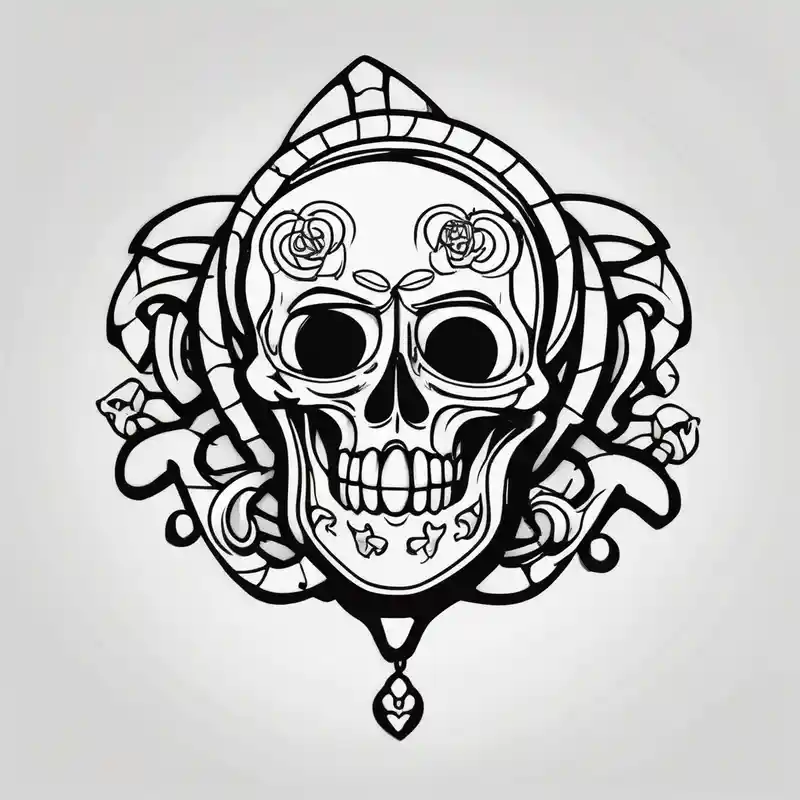 cartoon style Chrome Tattoo Ideas in 2025 about Chrome hearts logo and Chrome hearts logo