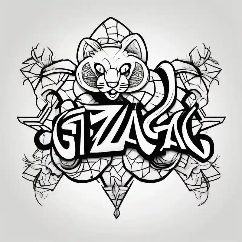 cartoon style Matching Tattoo Ideas in 2025 about Something meaningful for matching couples tattoo and including the word Gizaagi’in couple-for-couples