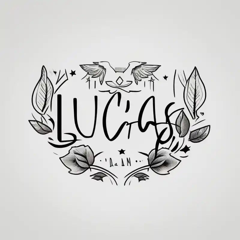 old school style Half Sleeve Tattoo Ideas in 2025 & free generation about minimalist  tattoo for couples (half mom and half dad) and of our son's name "Lucas" couple-for-couples