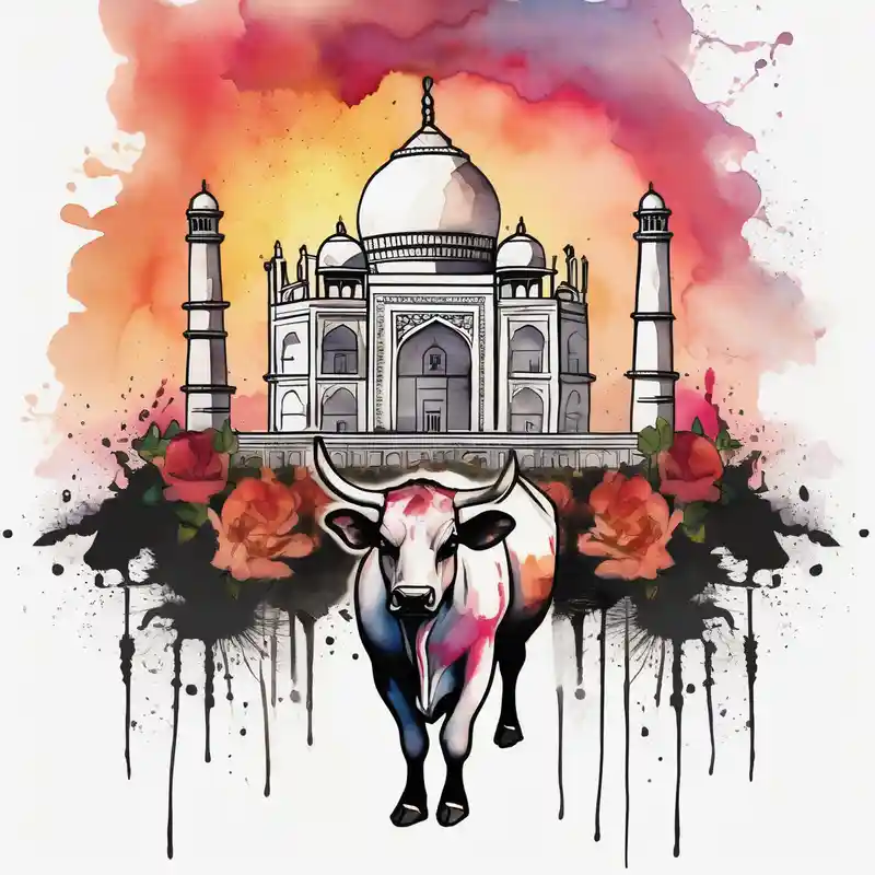 watercolor style 太陽のタトゥーデザインとその意味 about India
Sunset
Taj Mahal
Cow
Home and India
Sunset
Taj Mahal
Cow
Home