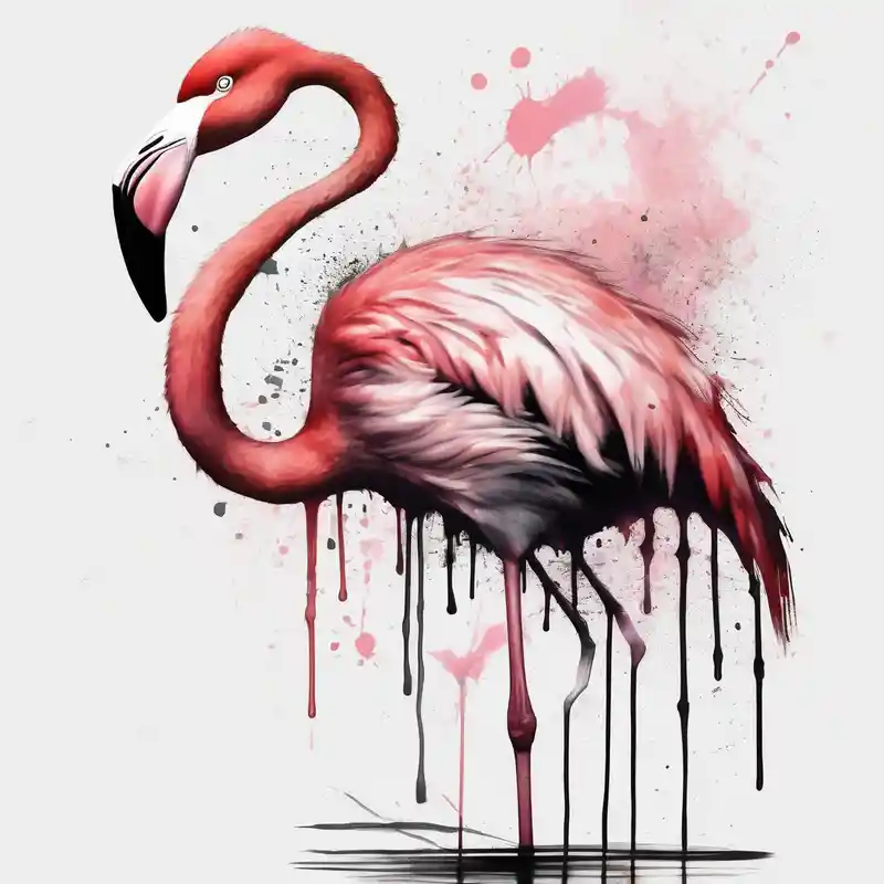 watercolor style Cute Tattoo Ideas in 2025 about cute flamingo cute-ideas and cute flamingo cute-ideas