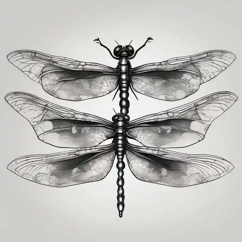 realistic style Dragon Tattoo Ideas in 2025 & free generation about 4 dragonflies flying together dragonfly and 4 dragonflies flying together dragonfly