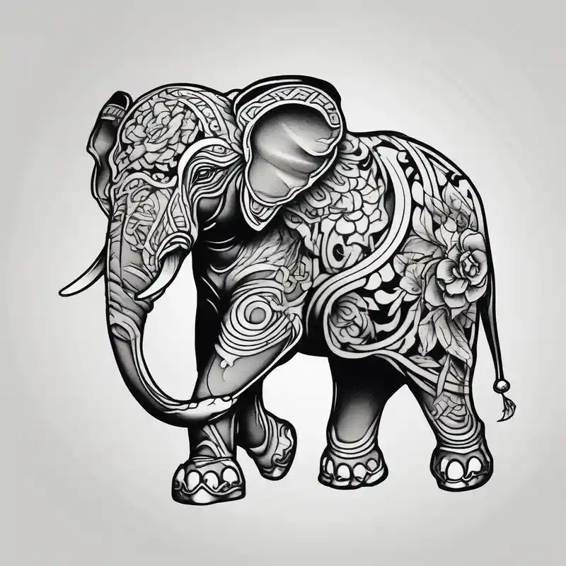 japanese style 2025年の象のタトゥーアイデア about Majestic Elephant and Majestic Elephant