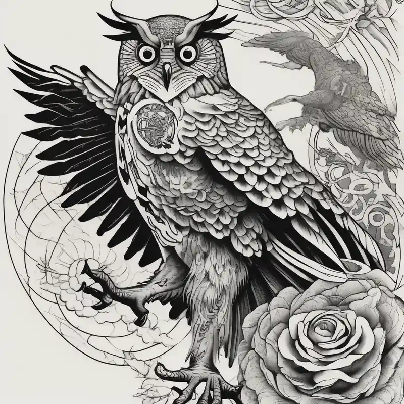 japanese style Guía de Significados y Simbolismo de los Tatuajes de Búho 2025 & Generar gratis about owl attacks crow attacks eagle attacks elephant and owl attacks crow attacks eagle attacks elephant