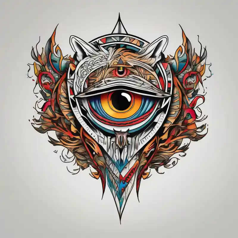 old school style Wolf Tattoos Tattoo Ideas in 2025 & free generation about Half Lion eye half wolf eye side by side eyelid-eyes and Half Lion eye half wolf eye side by side eyelid-eyes