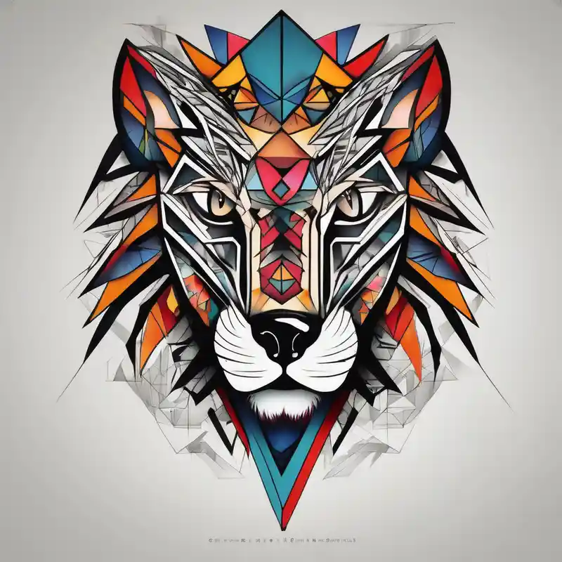 geometric style Lion Tattoo Ideas and Designs in 2024 about Lion eye and wolf eye eyelid-eyes and Lion eye and wolf eye eyelid-eyes