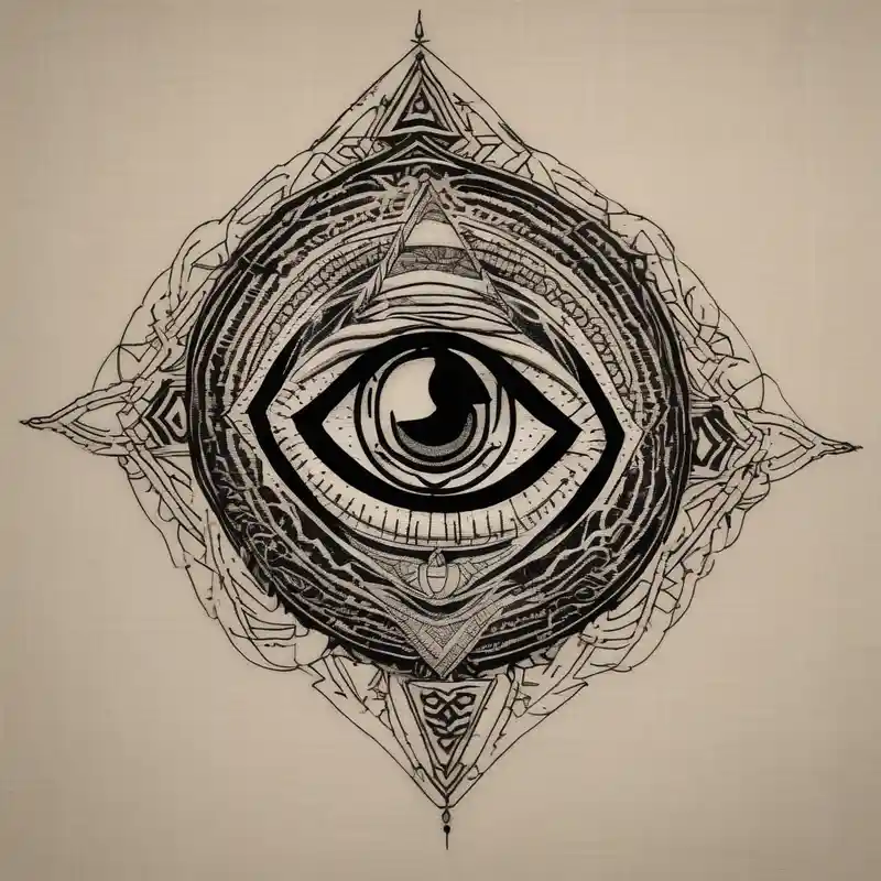 blackwork style See No Evil Hear No Evil Speak No Evil Tattoo Ideas in 2025 about Most protective symbol in the world thirds eye layered through the design where is looks like your seeing through the fabric of reality eyelid-eyes and Most protective symbol in the world thirds eye layered through the design where is looks like your seeing through the fabric of reality eyelid-eyes