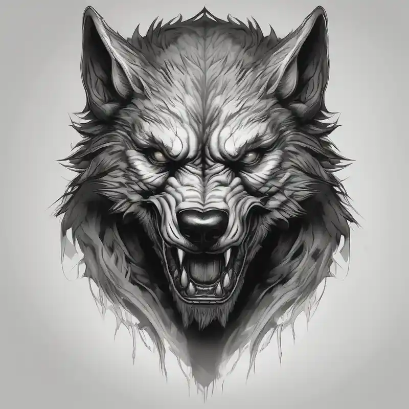 realistic style Wolf Tattoos Tattoo Ideas in 2024 about Werewolf with a white and black eye 
hand tattoo eyelid-eyes and Werewolf with a white and black eye 
hand tattoo eyelid-eyes