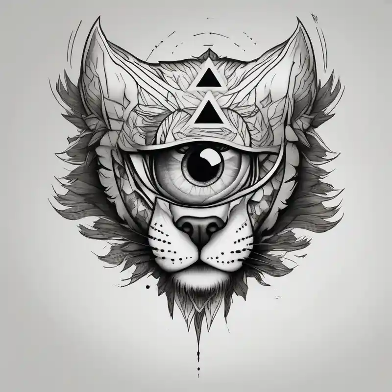 realistic style Wolf Tattoos Tattoo Ideas in 2025 & free generation about Half Lion eye half wolf eye side by side eyelid-eyes and Half Lion eye half wolf eye side by side eyelid-eyes