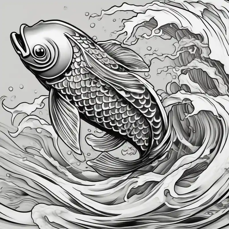 realistic style Traditional Rose Tattoo Ideas in 2025 about traditional koi fish swimming upstream through turbulent waves fishing and traditional koi fish swimming upstream through turbulent waves fishing