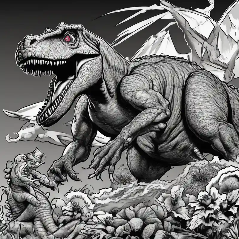 black and white style Ideas de tatuajes de Godzilla en 2025 about Dorothy the dinosaur vs godzilla and Dorothy the dinosaur vs godzilla