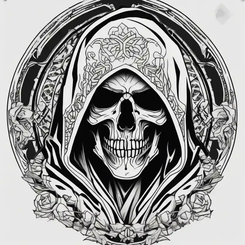 blackwork style Sexy Women and Tattoos Tattoo Ideas in 2025 about Sexy male grim reaper grim-reaper and Sexy male grim reaper grim-reaper