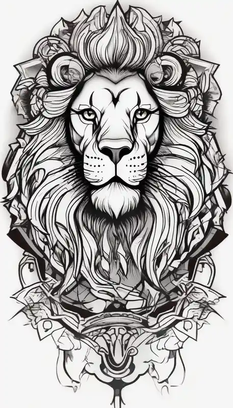 old school style ライオンのタトゥーデザインとその意味 about Forearm sleeve tattoo with lion half-sleeve--for-men and Forearm sleeve tattoo with lion half-sleeve--for-men