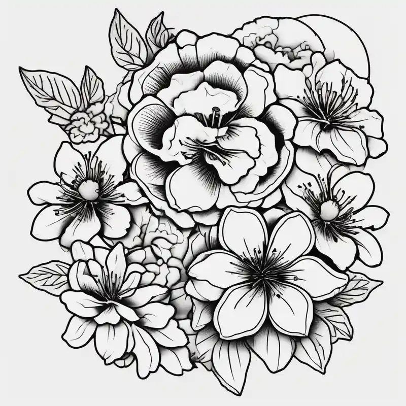 old school style Flower Tattoo Ideas and Designs in 2024 about sleeve of Japanese flowers half-sleeve-for-men and sleeve of Japanese flowers half-sleeve-for-men