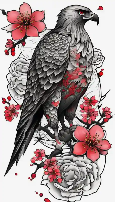 blackwork style Leg Tattoos for Men in 2024 about traditional style
full leg sleeve with one hawk and cherry blossoms half-sleeve-for-men and traditional style
full leg sleeve with one hawk and cherry blossoms half-sleeve-for-men