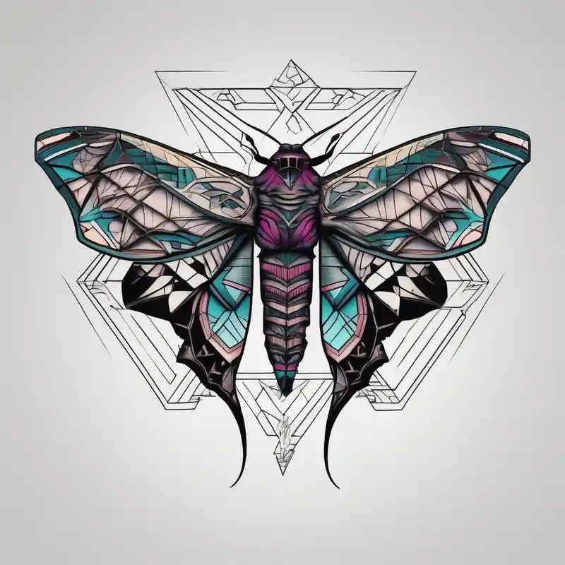 geometric style Hawk Tuah Tattoo Ideas in 2025 about Death hawk moth hawk-tuah and Death hawk moth hawk-tuah