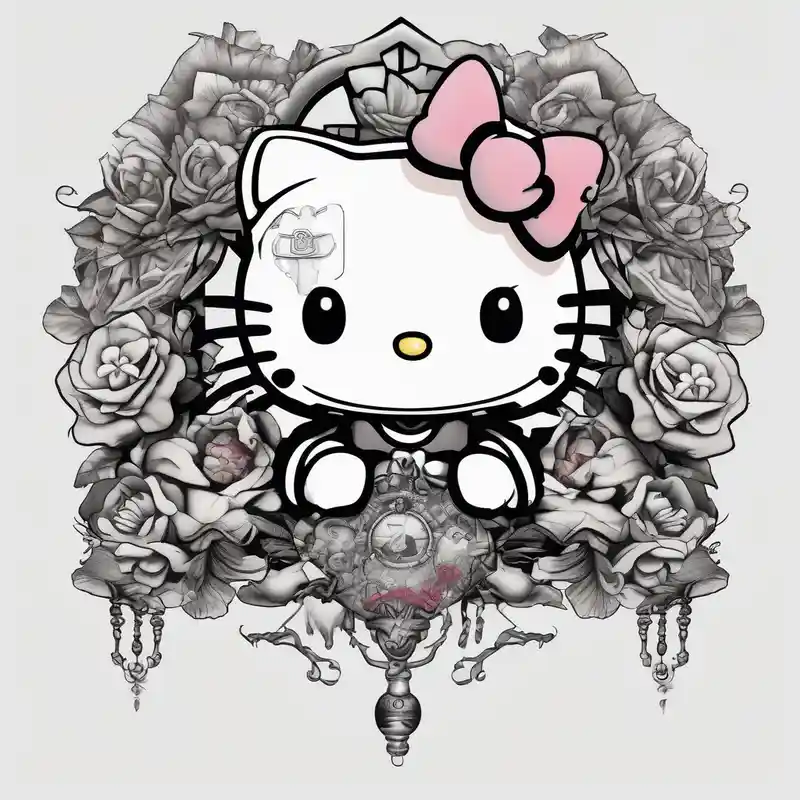 realistic style Hello Kitty Tattoo Ideas in 2025 about Hello kitty and friends hello-kitty and Hello kitty and friends hello-kitty