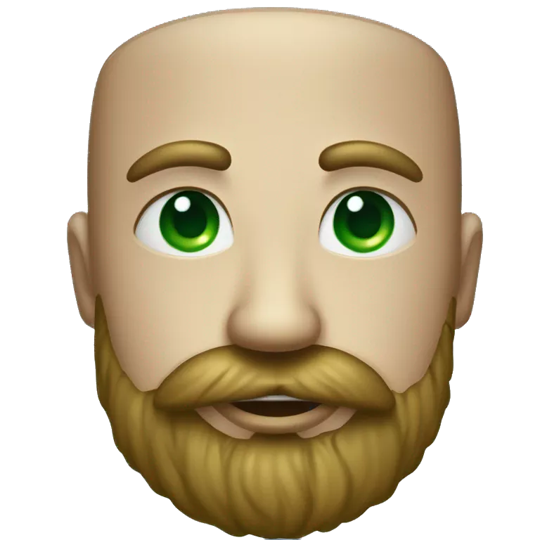 Homme cheuveu boucle aux yeux vert avec une barbe qui fait un bisous avec un coeur