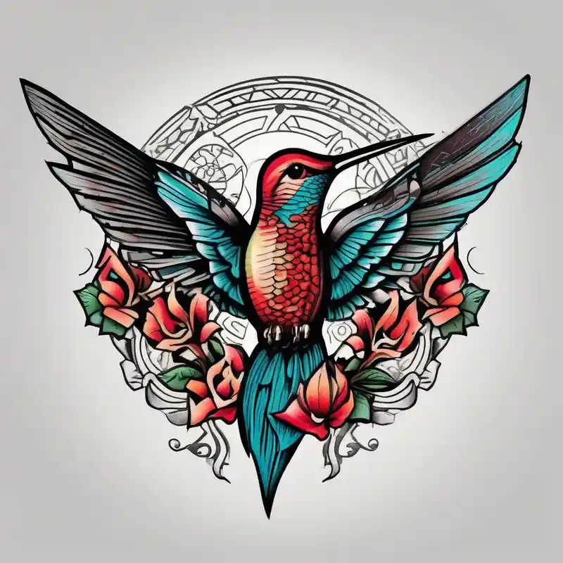 old school style Hummingbird Tattoo Meaning and Designs in 2024 about Hummingbird hummingbird-meaning and Hummingbird hummingbird-meaning