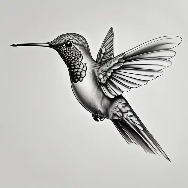 realistic style Idées de tatouages de colibri en 2025 about elegant hummingbird and elegant hummingbird