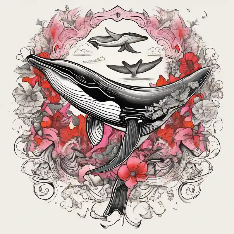 old school style Hummingbird Tattoo Ideas in 2025 about Surreal and whale