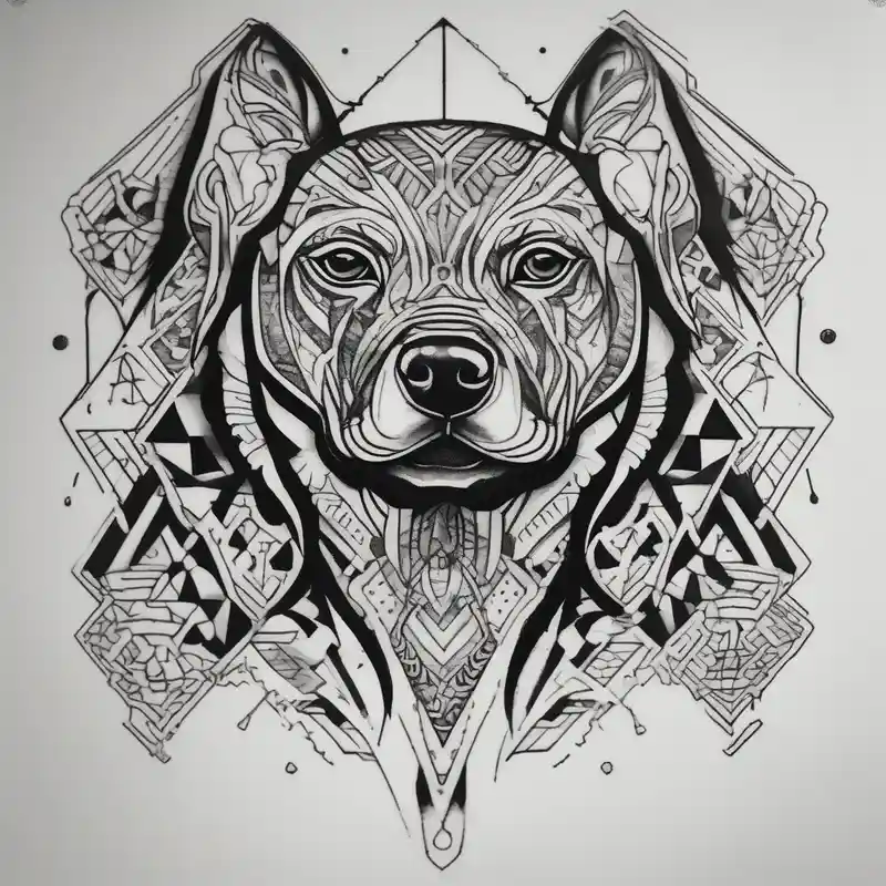 blackwork style 2025年のアイリッシュタトゥーアイデア about Irish non-religious and dogs