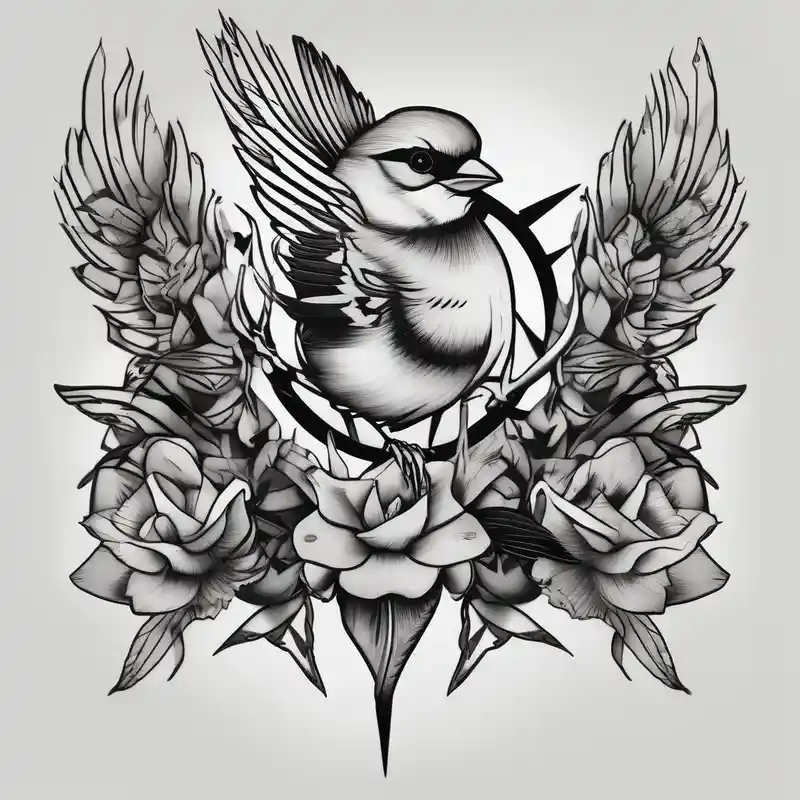 black and white style Jack Sparrow Tattoo Ideas and Designs in 2025 & free generation about Variety of sparrows style flash sheet jack-sparrow and Variety of sparrows style flash sheet jack-sparrow