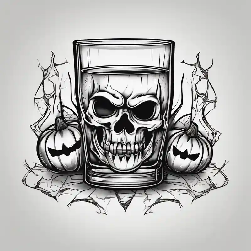 japanese style Jack Sparrow Tattoo Designs and Meanings about glass of whiskey with one single ice cube that is the Halloween jack-o-lantern jack-sparrow and glass of whiskey with one single ice cube that is the Halloween jack-o-lantern jack-sparrow