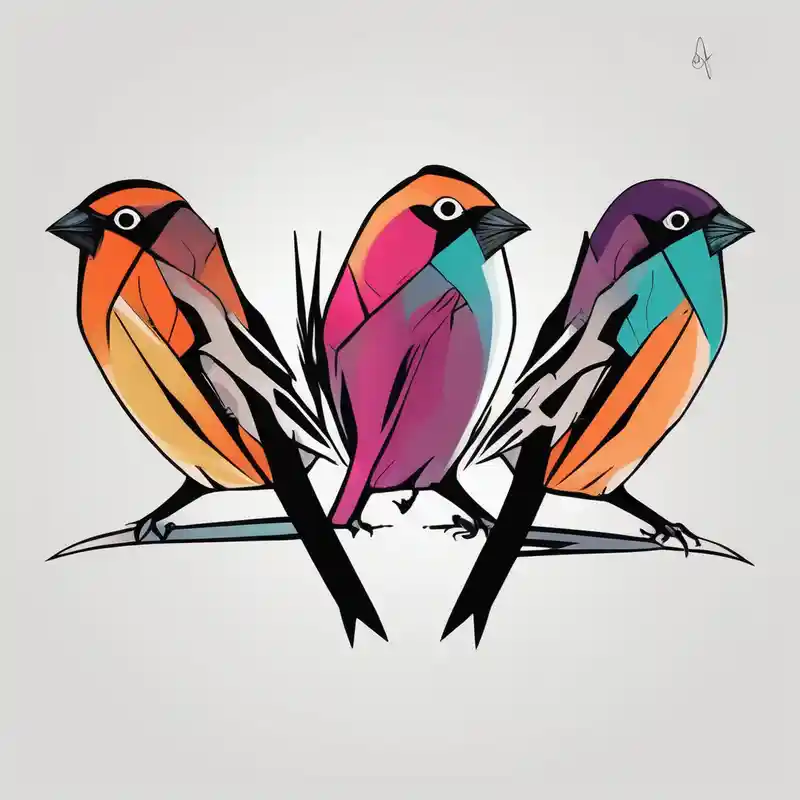 minimalist style Ideas y Diseños para Tatuajes de Jack Sparrow en 2025 & Generar gratis about Three sparrows jack-sparrow and Three sparrows jack-sparrow