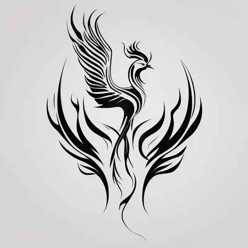 minimalist style Leg Tattoo Ideas and Design Inspiration about phoenix tattoo on leg leg-men and phoenix tattoo on leg leg-men