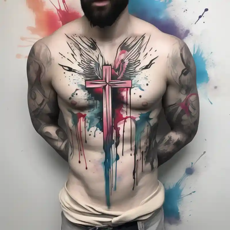 watercolor style Male Sleeve Tattoo Designs and Ideas about Christian sleeve tattoo male-sleeve-designs and Christian sleeve tattoo male-sleeve-designs