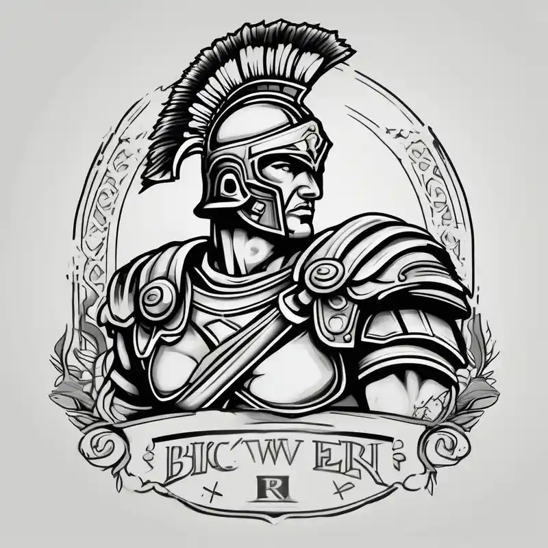 old school style Idées de tatouages de biceps pour hommes en 2025 about roman warrior theme tattoo design for bicep male-sleeve-designs and roman warrior theme tattoo design for bicep male-sleeve-designs