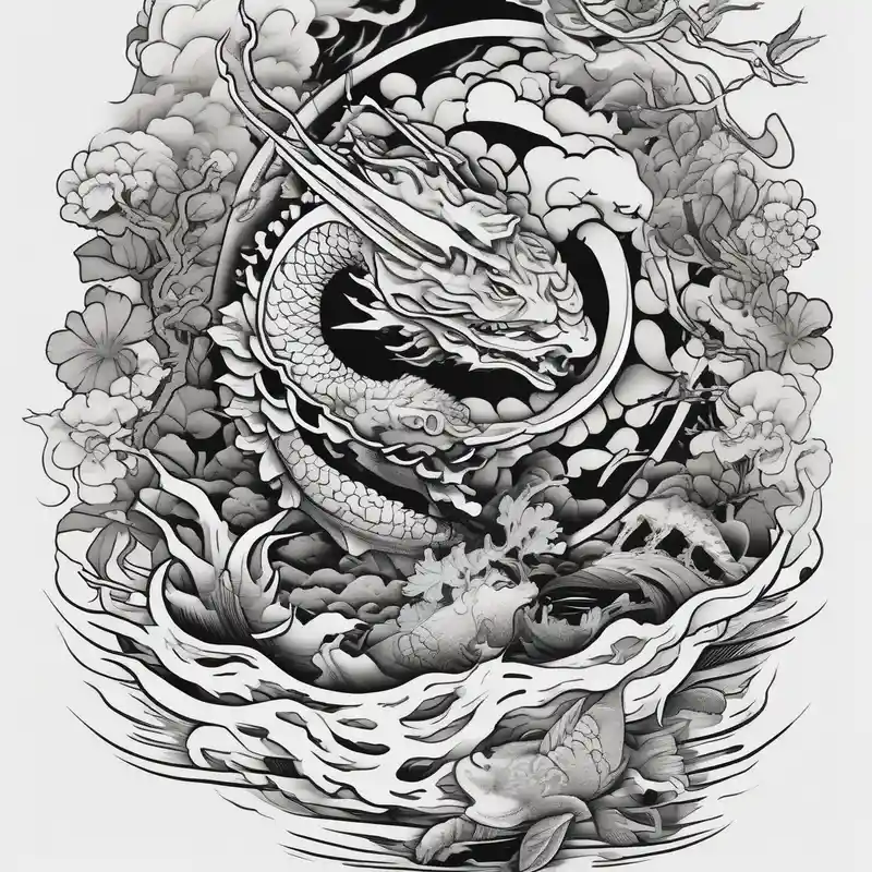 japanese style Marine Corps Tattoo Regulations and Guidelines about marine and forest fauna marine-corps and marine and forest fauna marine-corps